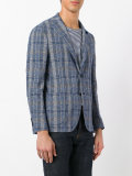checked blazer