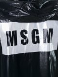 logo print raincoat