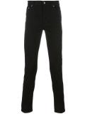 star patch slim fit jeans