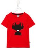 cat print T-shirt 