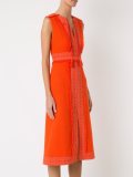 embroidered midi dress