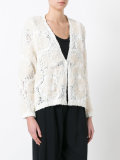 textured cardigan