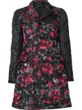 floral quilted coat