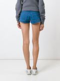 denim micro shorts