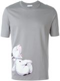 dog print T-shirt
