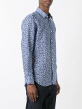 floral print slim-fit shirt
