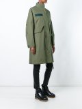 layered fishtail parka