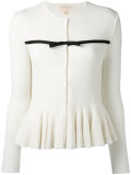 zipped peplum jumper 