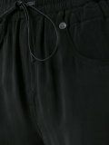 cropped drawstring trousers