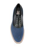 leather trim derby shoes