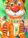 bejewelled tiger T-shirt dress