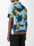 tropical print shirt