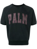 palm slogan crop T-shirt 