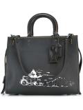 multiple straps tote