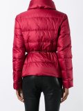 mink fur pom-pom puffer jacket 