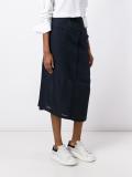 asymmetric detailing mid skirt