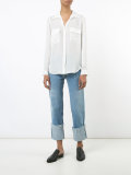 silk pocket shirt 