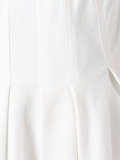 seam peplum midi dress