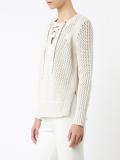 openwork sweater