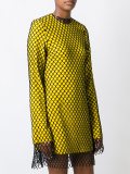 mesh overlay dress