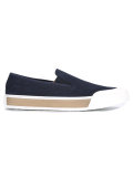 contrast slip-on sneakers