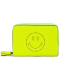 Smiley zip-around wallet