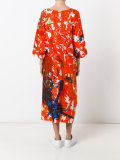 patterned shift dress