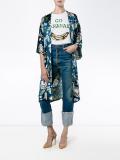 floral silk kimono jacket