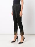 burnt effect trousers