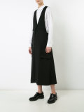 buttoned midi dress