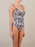 polka dot printed swimsuit