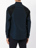 mesh panel shirt