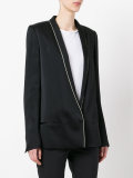 piped trim blazer