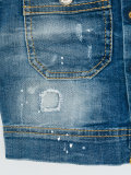 stonewash denim skirt