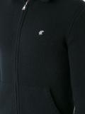 ribbed detailing zipped cardigan