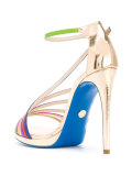 strappy heeled sandals 