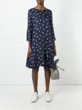 printed flared dress