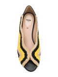 peep toe ballerina shoes