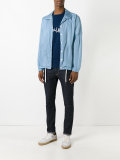back logo shirt jacket 