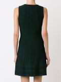 v-neck knit dress