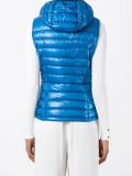 zipped hooded jacket