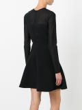 tulle panel dress