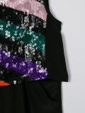 sleeveless sequin jumpsuit