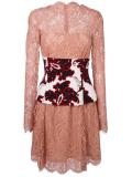 floral corset lace dress