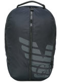 logo print backpack 