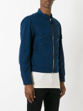 banded collar cropped jacket