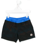 embroidered logo swim shorts 