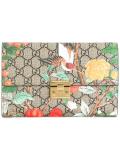 Padlock GG Blooms pouch wallet