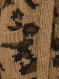 long leopard pattern cardigan
