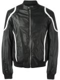 banded collar zipped jacket